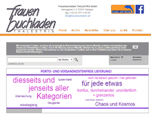 Tablet Screenshot of frauenbuchladen.net